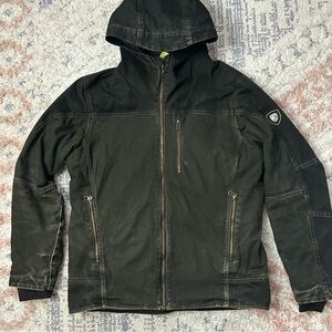Kuhl Mens Law Fleece Lined Jacket- Espresso Size Medium